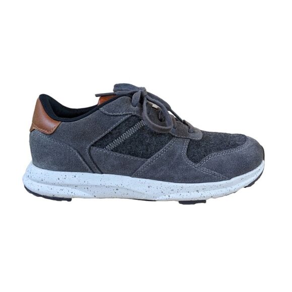 Ariat Ladies Fuse Plus Seude Sneakers Grey Wool Size 5.5 B NWT - Picture 1 of 10